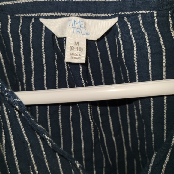 Time and True navy dress shirt - Picture 2 of 3